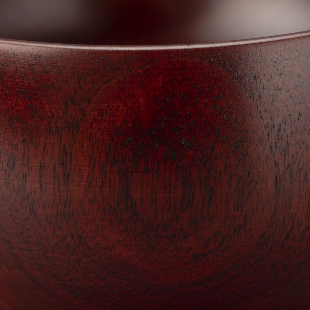 Yamanaka Lacquerware Shirasagi Mokko Soup Shirasagi Bowl S Sakura red Made in Japan Bowl, (approx. 10cm), (cherry blossom) design, lacquer,
