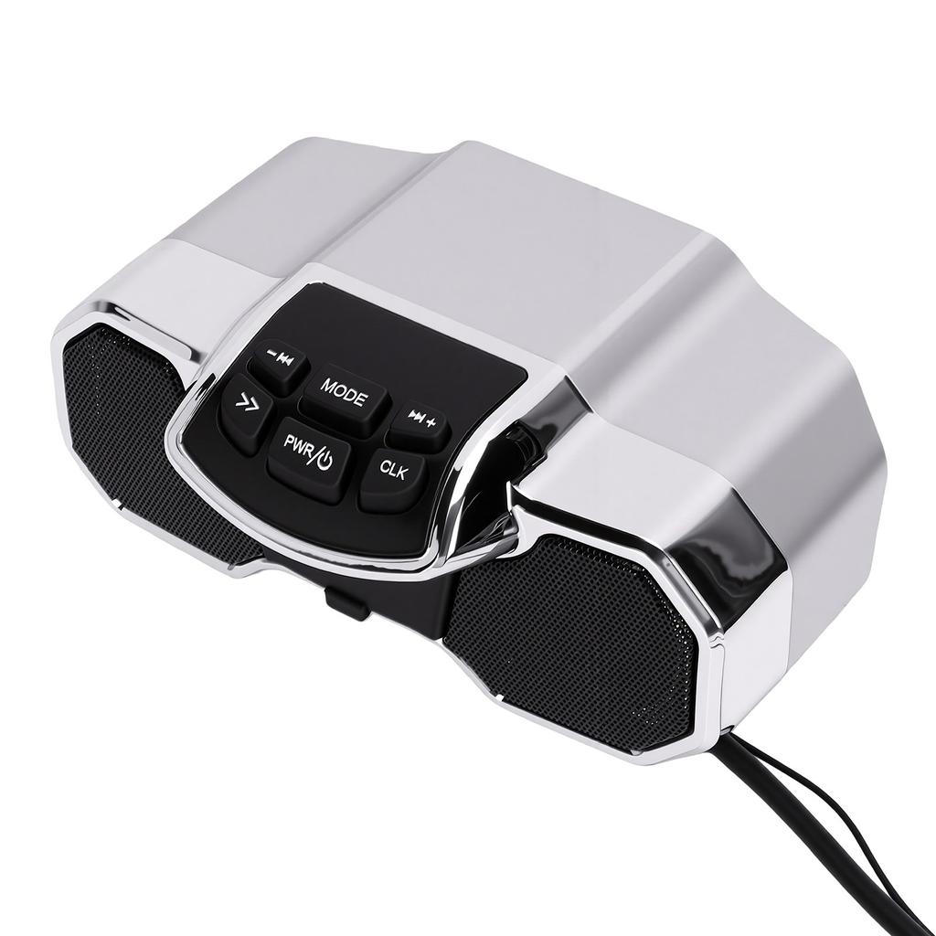 Motorcycle Bluetooth Speaker with MP3 Water Proof Subwoofer Scooter Handlebar Music Player