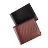 Men's Carbon Fiber Minimalist Wallet - Ultra-thin Multifunctional ID Card Holder and Coin Purse