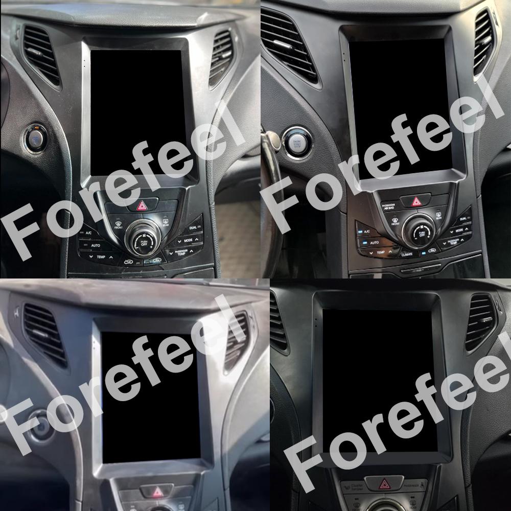 9.7 Inch Car Radio Android 14 For Hyundai Azera 2011 2012 For Tesla Style Car Multimedia Stereo Carplay Bluetooth Navigation DSP