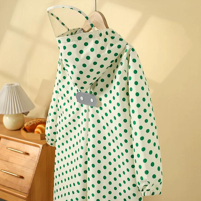 Children's Raincoat for Elementary School Students, Girls and Boys, 2026 New Model, Full-Body Storm-Proof with Backpack Space