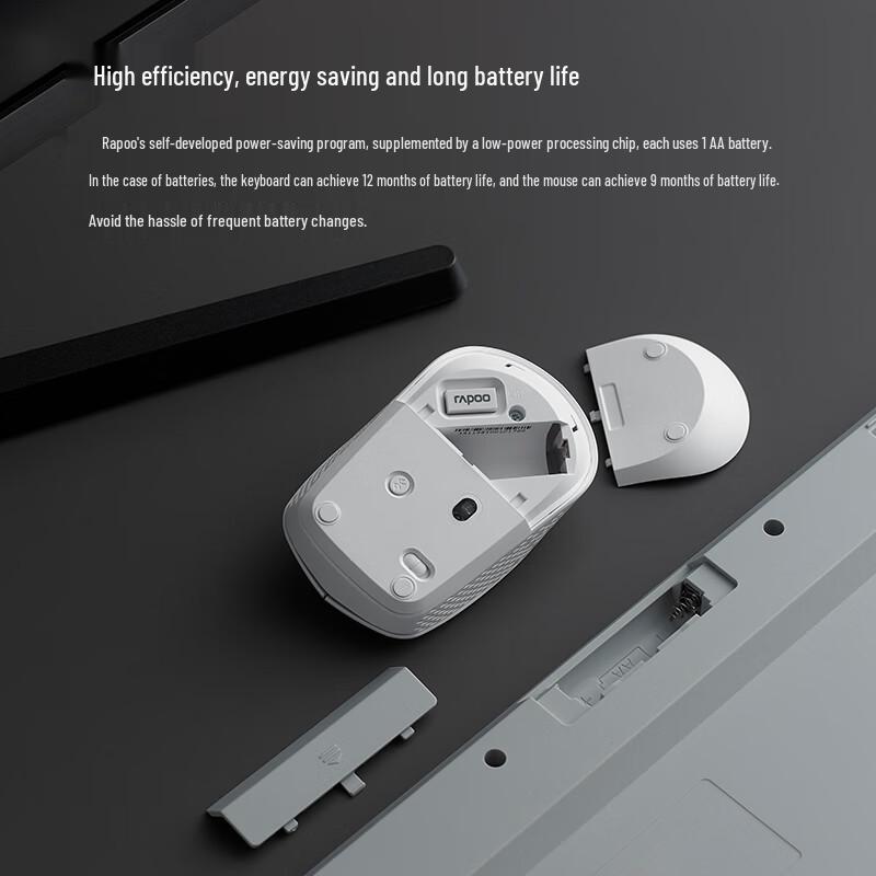 Rapoo 8100GT Multi-mode Wireless Keyboard & Mouse Combo