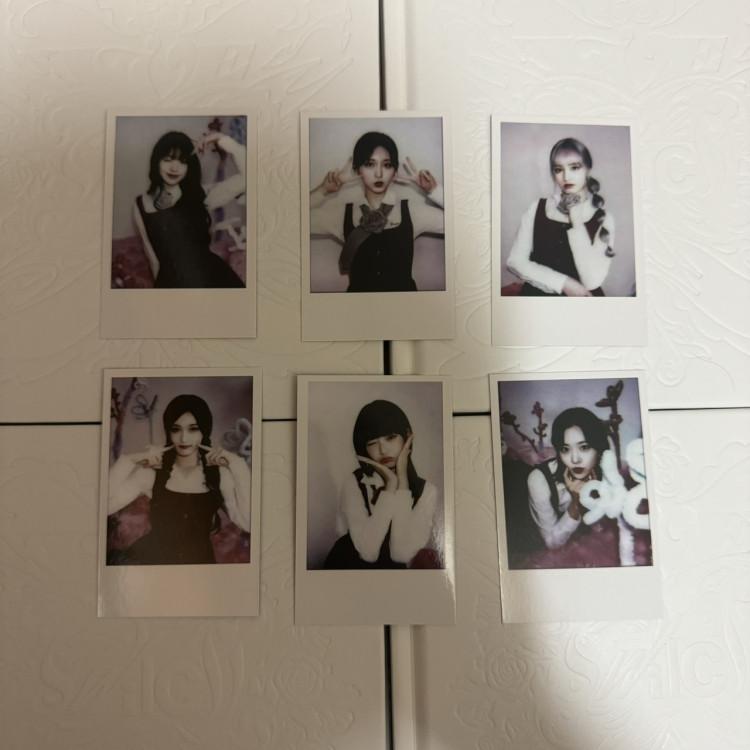 Ive Switch Album Soundwave Lucked 2nd Special Unpublished Photo Card 6 Type Photo Cassette A Set