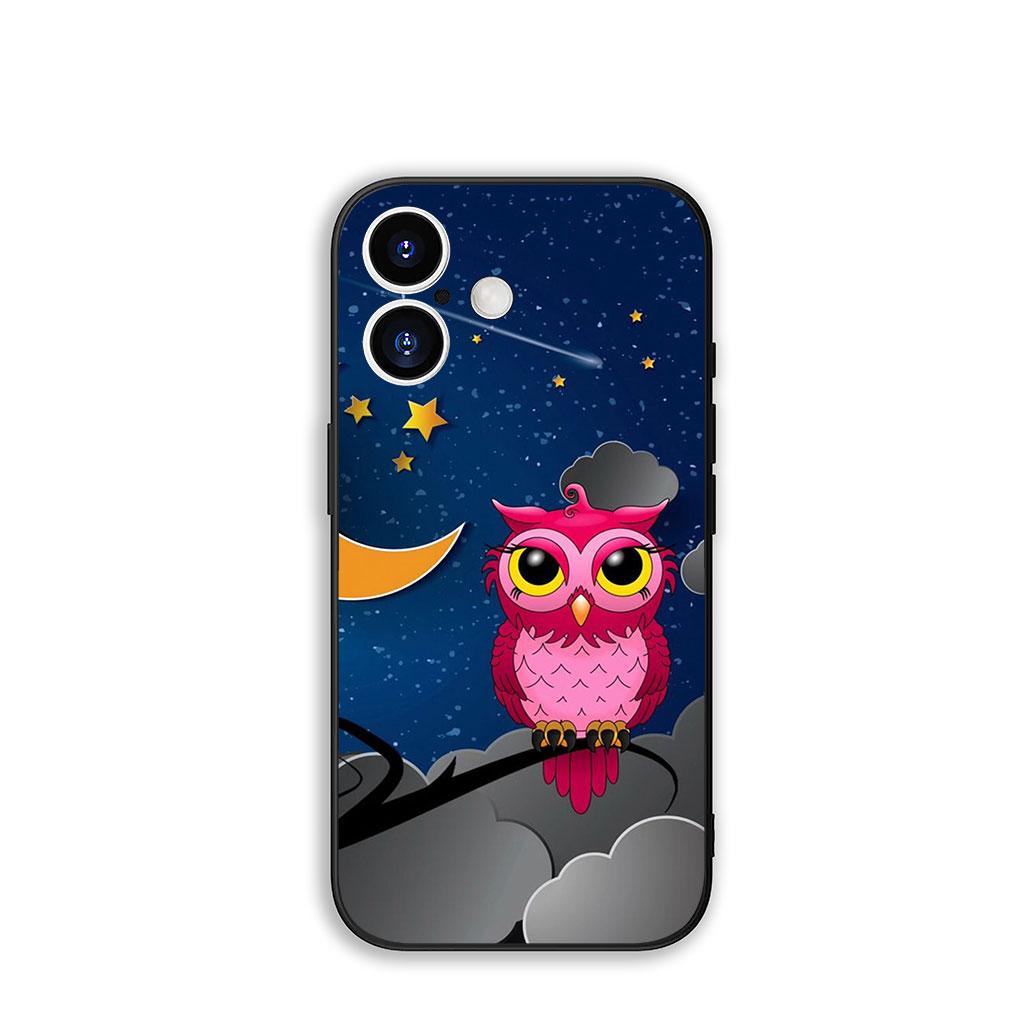 

for Motorola Moto G04 G13 G14 G22 G23 G20 G32 G34 G35 G64 G82 G84 G53 G60 G72 E14 E15 E13 E22 E20 Phone Cover Case Owl Bird Cute Motorola Moto G60