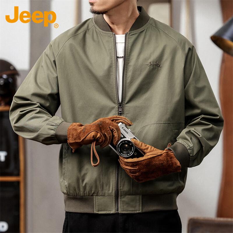 JEEP Men's Loose-fit Autumn/Winter Bomber Jacket