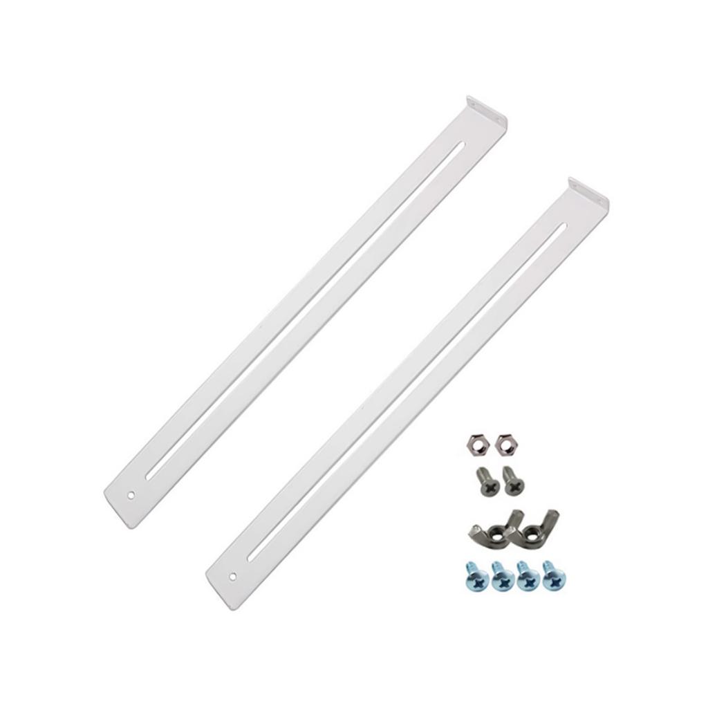 Drawer Support Bracket Kit Heavy Duty Metal Reinforcement Hardware for MDF Particleboard Cabinets Drawers