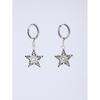 Stainless Steel Five-Pointed Star Earrings