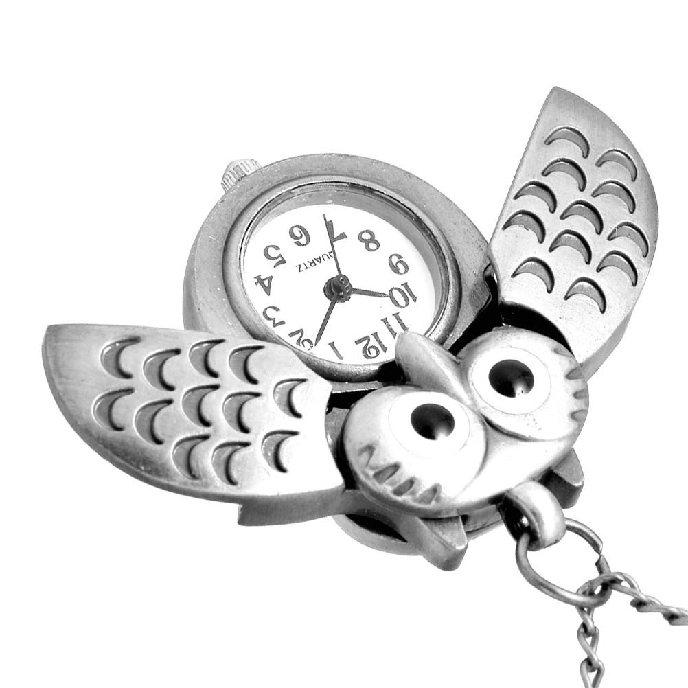 Owl Pocket Vintage Creative Design Decorative Pocket Watch Brass Decorative Timepiece For Men Women Fashion Accessory
