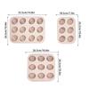 Cake Mold Carbon Steel 6 9 12 Cavities Nonstick Baking Pan Bread Tray for Professional Home Kitchen Use