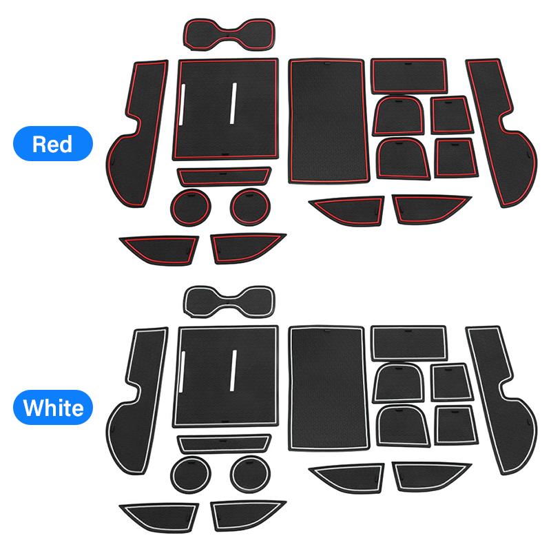 Car Accessories For Honda CR-V 6th Gen  2024 2025 CRV Hybrid Silicone Gate Slot Pad Cup Cushion Sticker Non-Slip Rug Mats