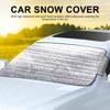 Front Car Window Ice Protection Snow Ice Windshield Cover All Weather Vehicle Sun Block Exterior Anti-Freeze Protector For RVs