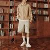 adidas Originals casual hooded jacket, unisex, light khaki