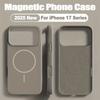 Silicone Liquido Per Custodia Magsafe Per iPhone 17 Pro Max 17Pro Air Originale Magnetica Ricarica Wireless Protettiva Morbida