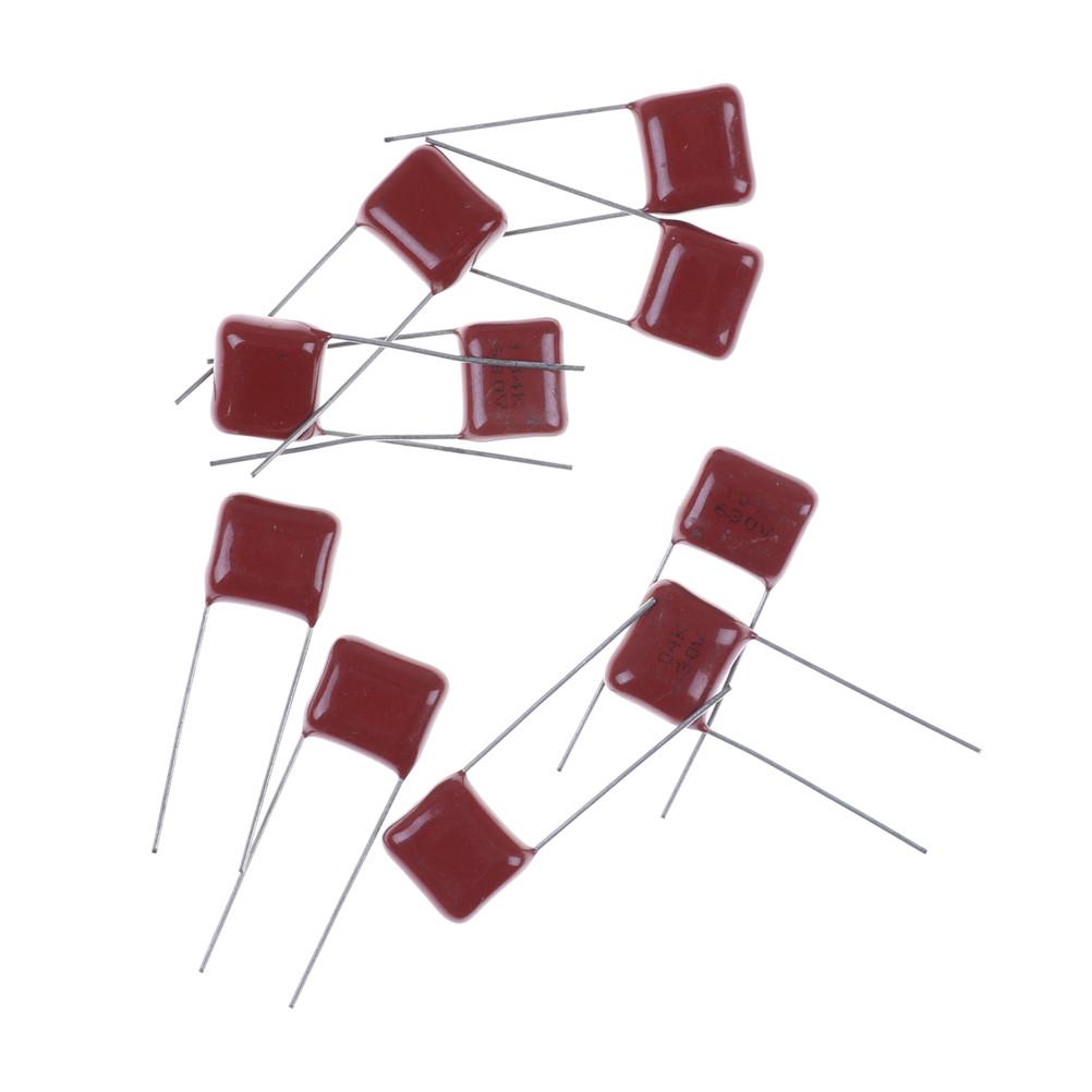 

10Pcs Cbb 104J 630V 100Nf 0.1Uf P10Mm металізована плівка конденсатор