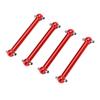 4pcs RC Metal Dog Bone Drive Shaft Front and Rear   Dog Bone for    02B 1Celsius10 RC Car Upgrade Parts