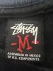 [USED] Stussy Skull Print T-Shirt, Size M, Black
