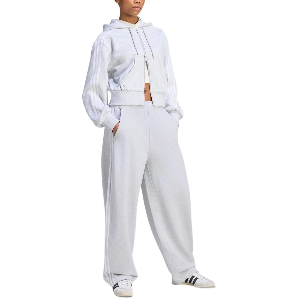 Unisex Pants Adidas Originals Casual Pants Unisex Gray Moderate