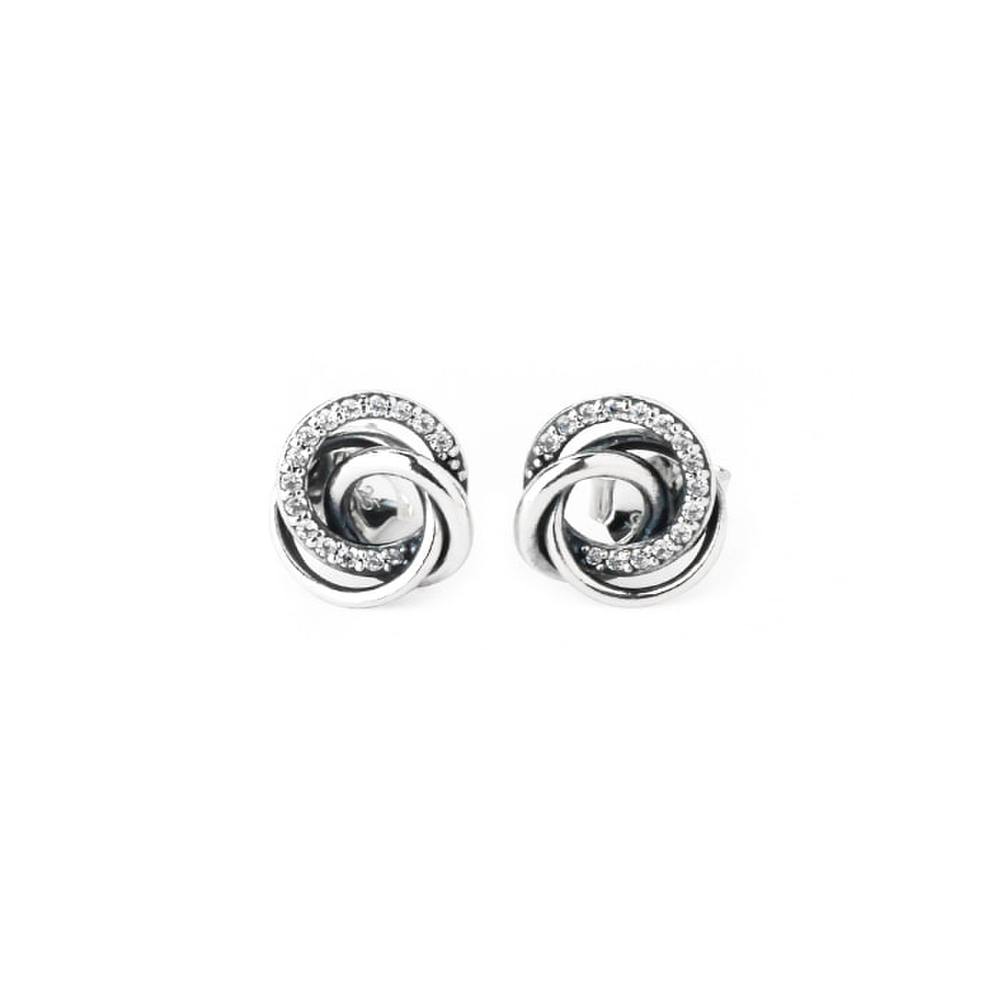 Pandora 291076C01 Family Always Encircled Stud Earrings