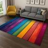 3D Wood Grain Texture Area Rug Suitable for Living Room Bedroom and Home Decoration