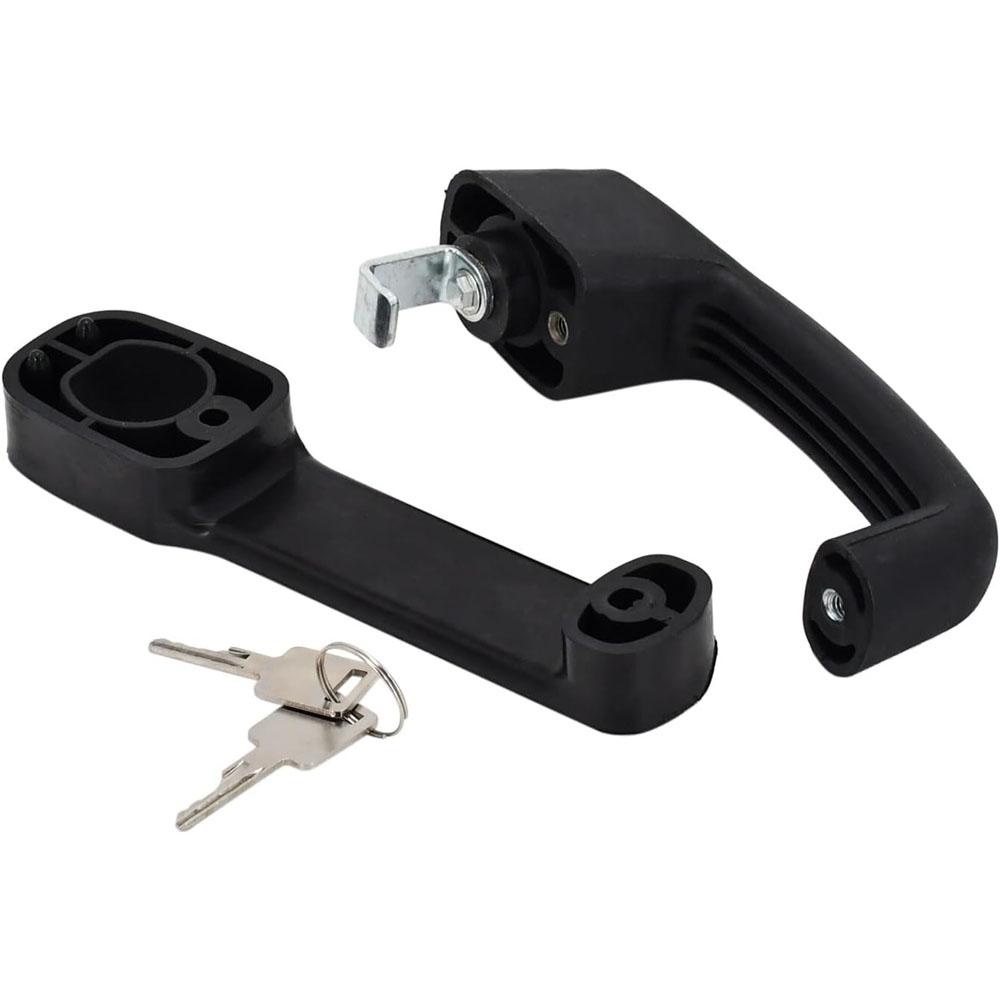 Front Door Latch Handle With 2 Keys 7109662 For Bobcat S130 S150 S160 S175 S185