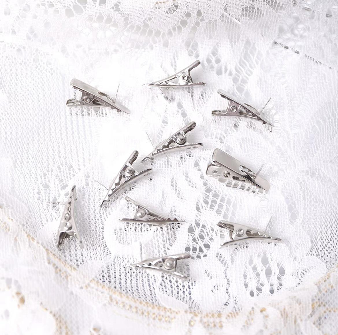 

Різдвяні Квіткові Затискачі для Волосся Качиний Дзьоб Набір для DIY Подарунок 2.5 cm