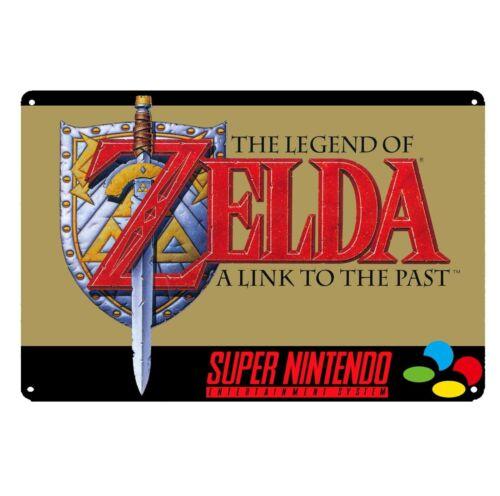 1p,Zelda Super Retro Video Game Metal Poster Tin Sign 20*30cm