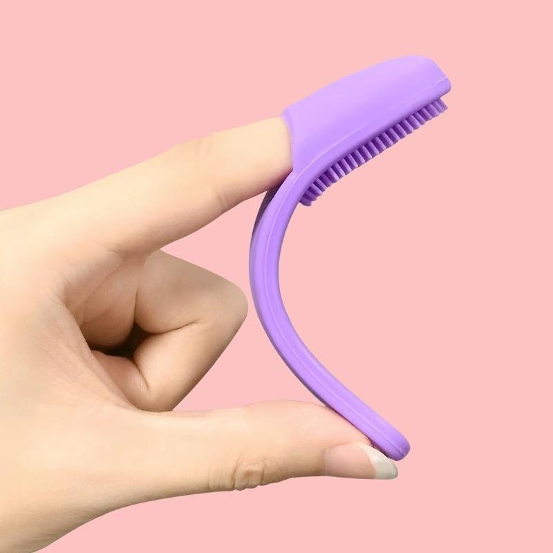 2 Pcs Facial Pore Silicone Cleaning Brush Face Nasal Double-side Massage Brushes Soft Nose Head Wash Brush Beauty Skin Care Clean Tool