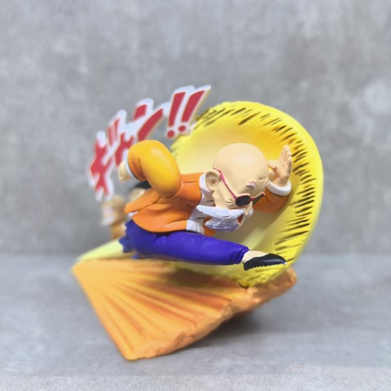 6cm/2.36in Anime Dragon Ball Z Figure Goku Krillin Master Roshi Action Figure Figurine Statue Decoration Model Toy Birthday Gift