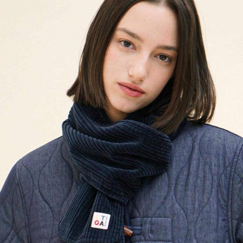 CHIQUITA Muffler (Corduroy) Navy 244701SNV