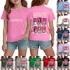 Korean Girl Group Kids Fashion Short Sleeve T-Shirt for Boys and Girls