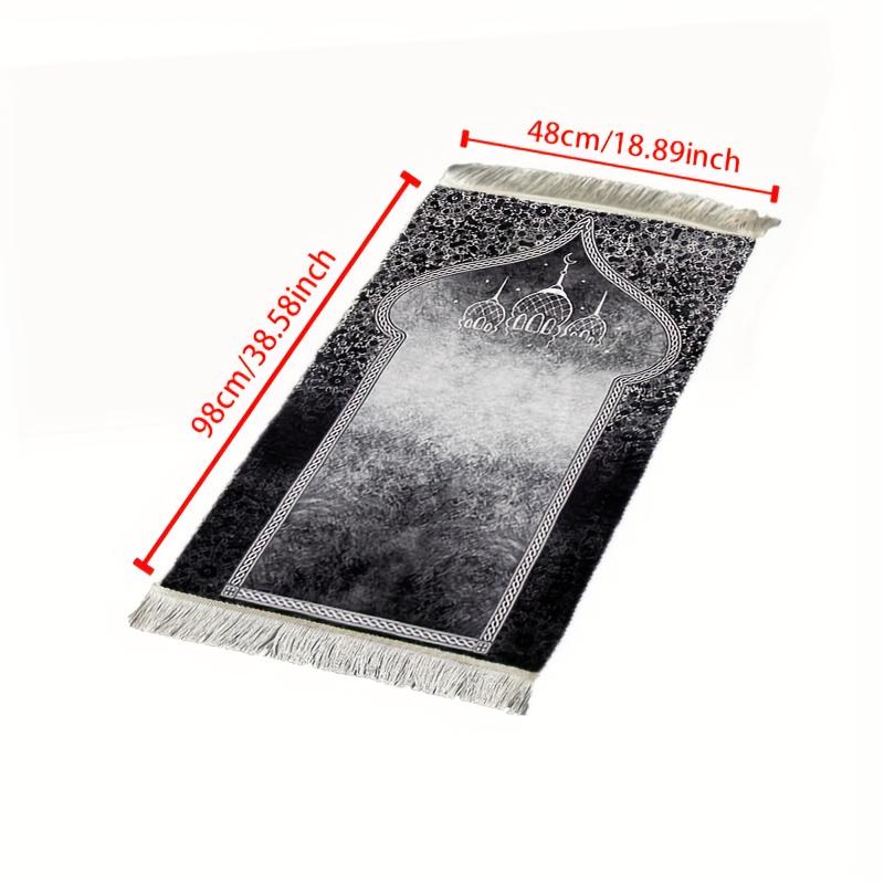 VIKAMA Adult Prayer Mat Foldable Ramadan Muslim Prayer Mat Indoor/Outdoor Portable Prayer Rug Study Room & Hallway Decor