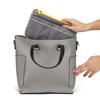 Bag-in-bag Inner Bag Lightweight Self-standing Storage Cosmetic Multi-bag Pouch Travel Multifunctional Durable Camping Organization (gray)