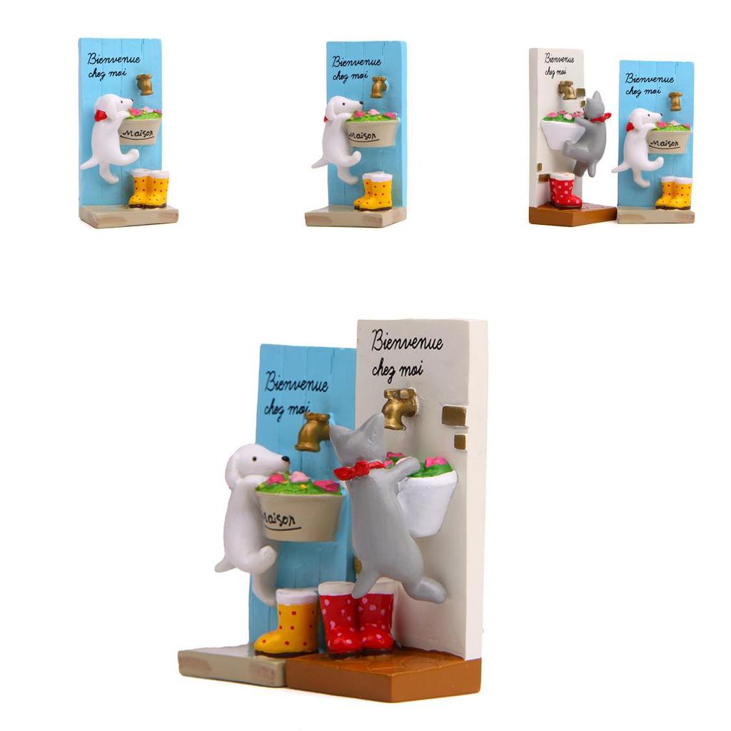 Resin Dog Garden Decor With Cute Cartoon Style For Indoor And Outdoor Plant Displays