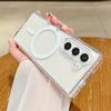 Transparent Acrylic Phone Case For Samsung Galaxy Z Fold 7 6 5 4 3 5G For Magsafe Wireless Charging Cover