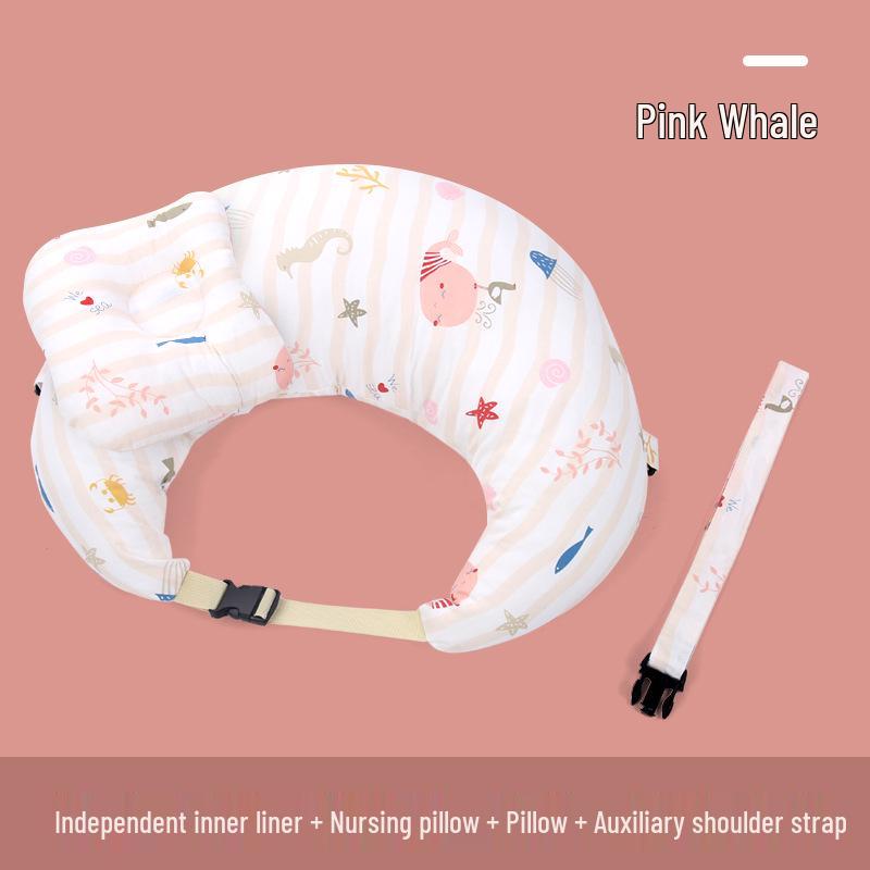 Breastfeeding & Nursing Pillow - Postpartum Support, Backrest, Side-Lying Baby Feeding Cushion