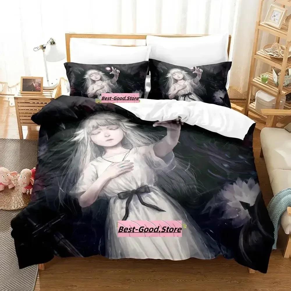 Gamw ENDER LILIES Quietus of the Knights Bedding Set Printed With Pillowcase Bed Duvet Cover Soft Single Double Queen Super King