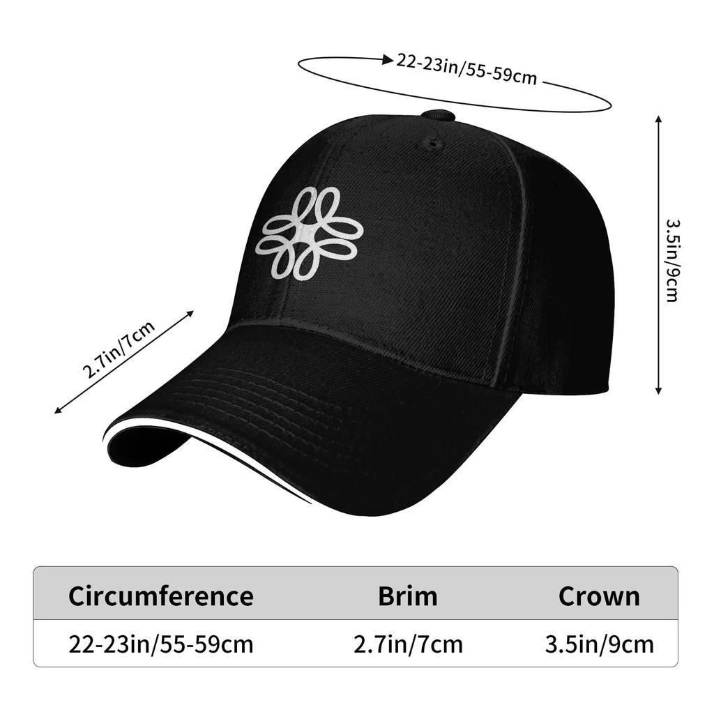 Trendy Logo Sun Baseball Cap  Summer Fashion Trucker Hat For Female Male Tennis Skate Snapback Cap