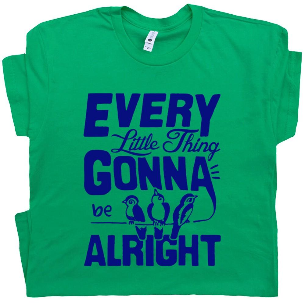 Reggae T Shirt Every Thing Gonna Be Alright Three Little Birds Vintage Music Tee 3XL
