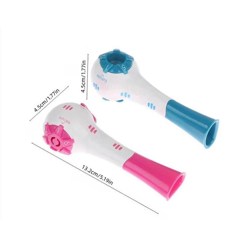 Breathing Trainer Adjustable Resistance Handheld Lung Expansion Training Tool Increase Lung Capacity Running Abdominal Exerciser