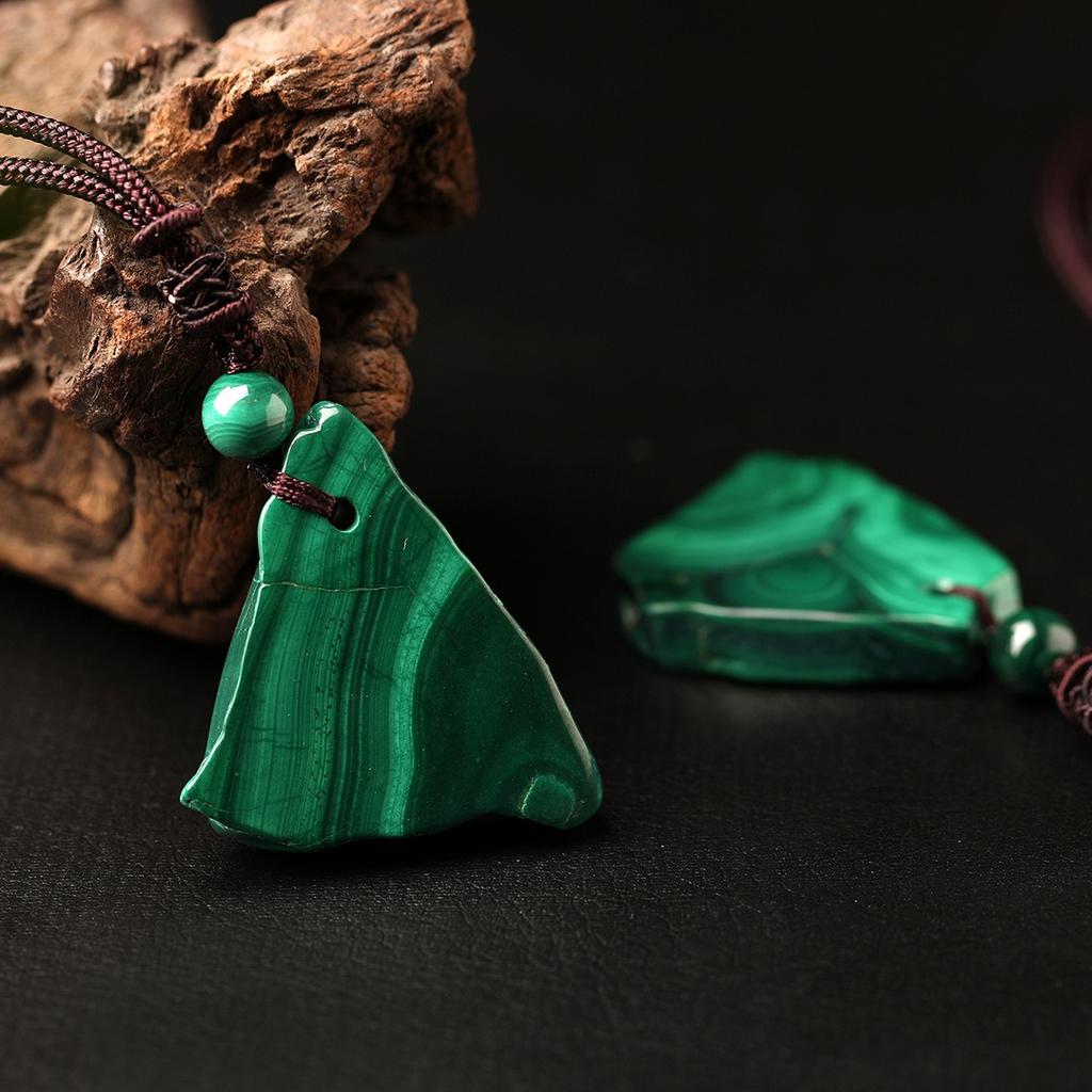 Natural peacock stone, button, no event pendant, cloud necklace, pendant, DIY accessories, accessories, vintage sweater chain