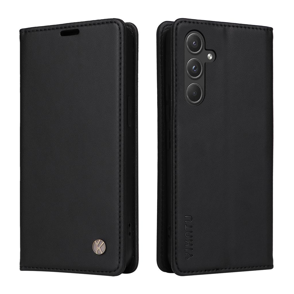 YIKATU YK-001 For Samsung Galaxy A55 5G Magnetic Case Book Style Leather Stand Phone Cover