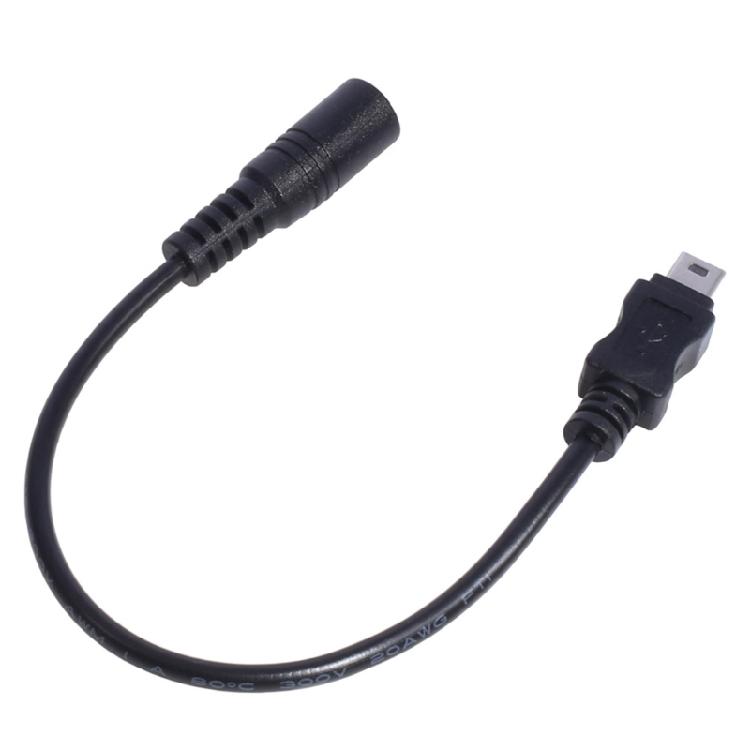 5V 3A Mini USB Power Cable 5.5 x 2.1mm DC Charging Connector for Speaker MP3 MP4