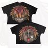 Men Women Streetwear T Shirt Hip Hop Fun Cartoon Graphic Printed Oversized T Shirt Harajuku Gothic Cotton Short Sleeved Clothing
