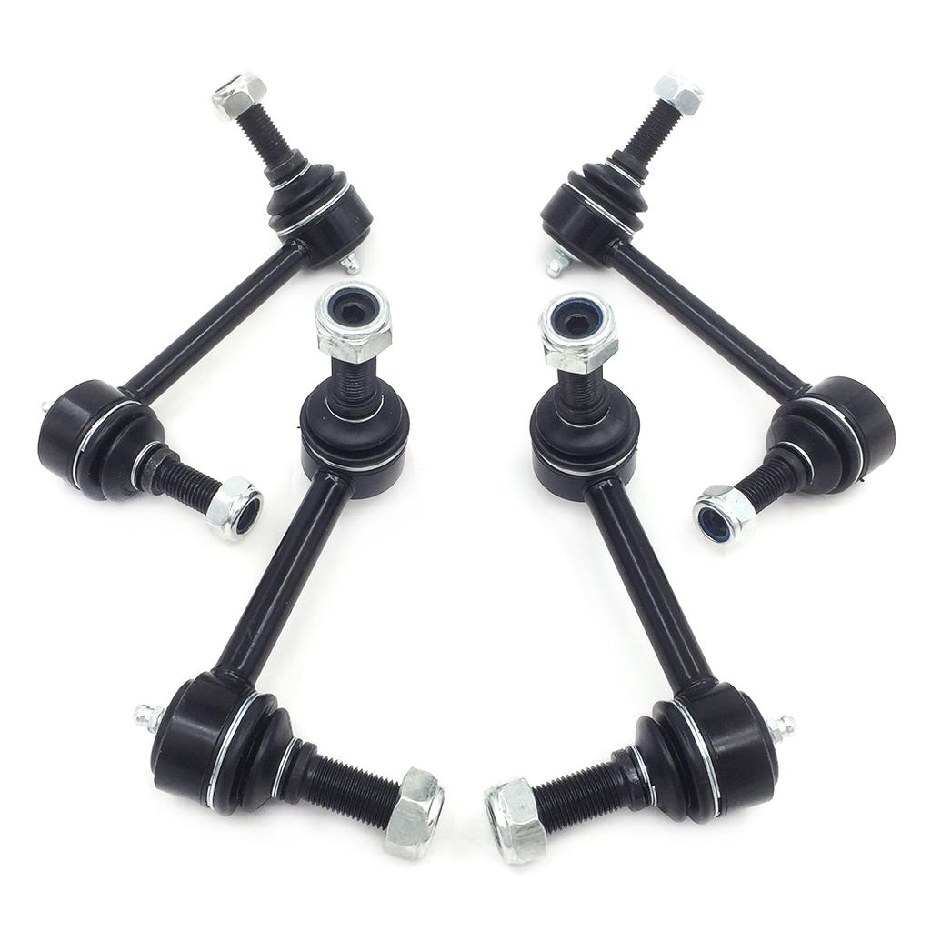 AzbuStag 4Pcs Rear Sway Bar Link for Buick Rainier Saab 9-7X Chevrolet Trailblazer GMC Envoy Isuzu Ascender 2004-2009