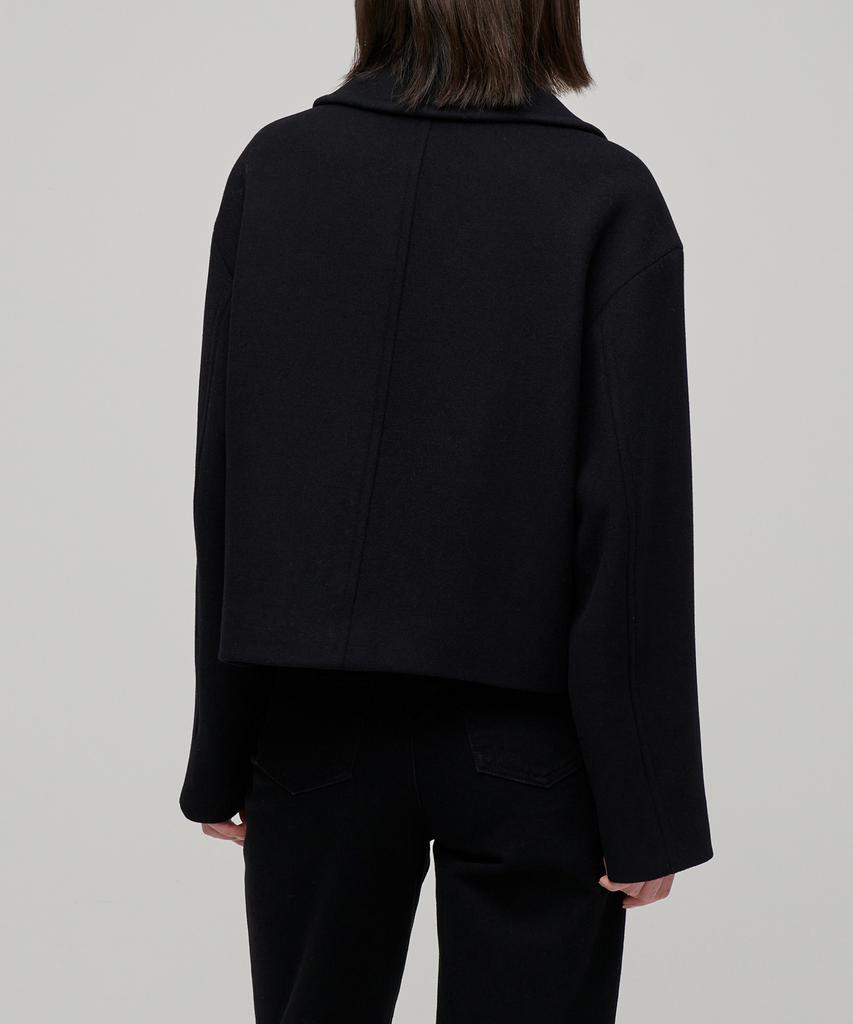 Musinsa Standard Woman Women'S Cashmere Blend Short Pea Coat [Black]