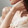 Pearl Bracelet Women's High End French Instagram Fashion Internet Celebrity Handstring Korean Version Best Friend Handpiece S925 Sterling Silver