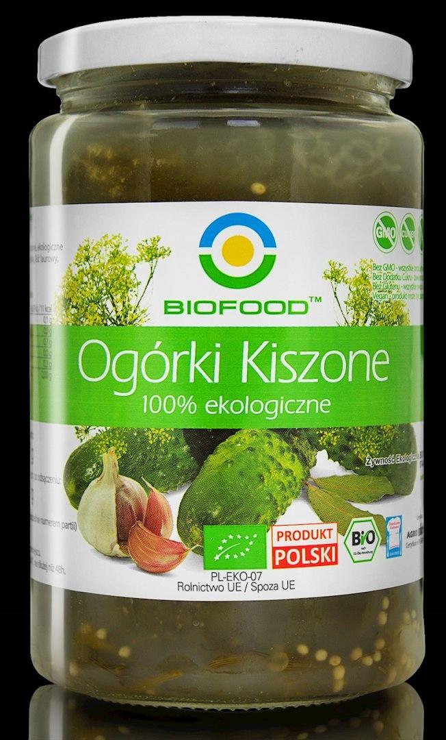 GLUTEN-FREE PICKLED CUCUMBERS ORGANIC 760 g (560 g) - ORGANIC FOOD