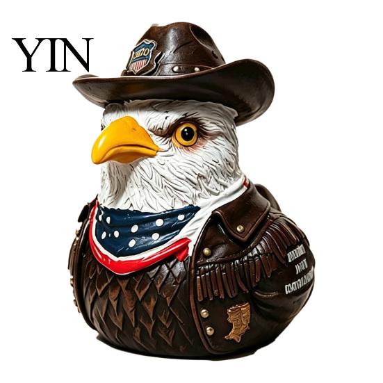 Patriotic Duck Ornament Military Figurine, Veteran for Car Dashboard, Resin Tribute Gift Independence Day Memorial Statue, Enthusiasts Enthusiast