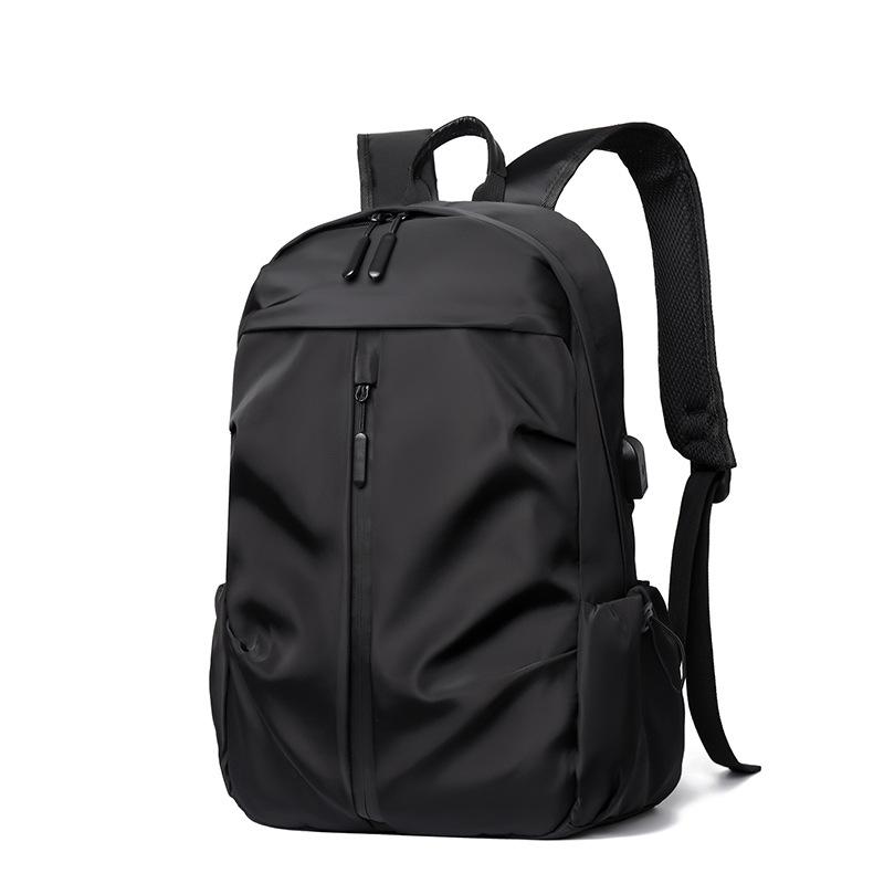 Schoolbag1011 Simple Casual Atmospheric Large Capacity Backpack Men's Business Computer Bag Tide Outdoor Travel Backpack
