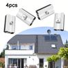 14X Aluminum Alloy Solar Panel Thin Film Middle Clamp for Fixing and For Connecting Solar Panels On Mounting Tracks